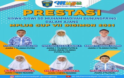 Prestasi SD Muhammadiyah Gunungpring pada Ajang MPlus Cup VII